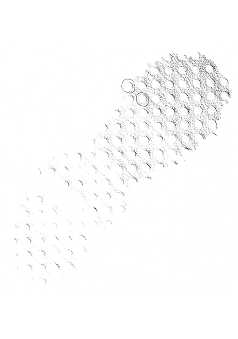 Frottage, bearbeitet