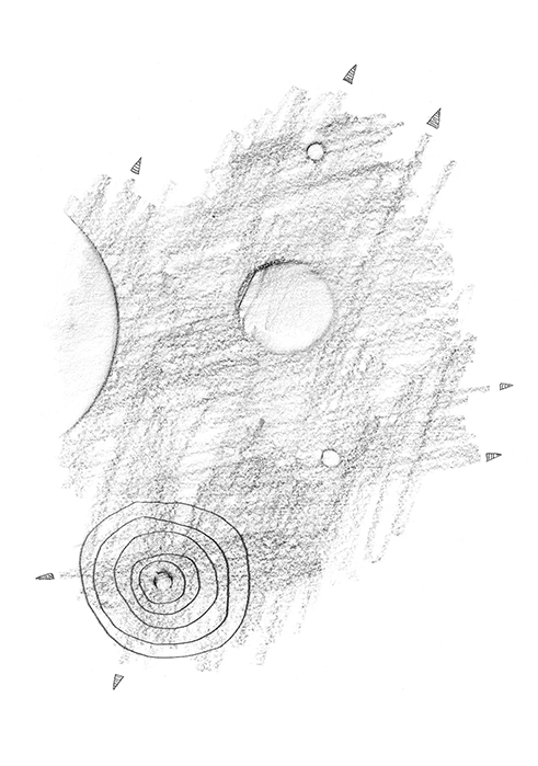 Frottage, bearbeitet