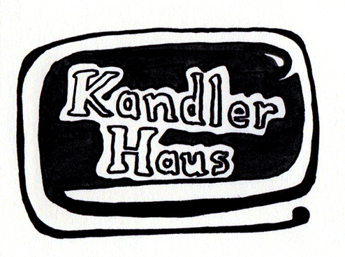 Etikette mit Aufschrift: Kandler Haus