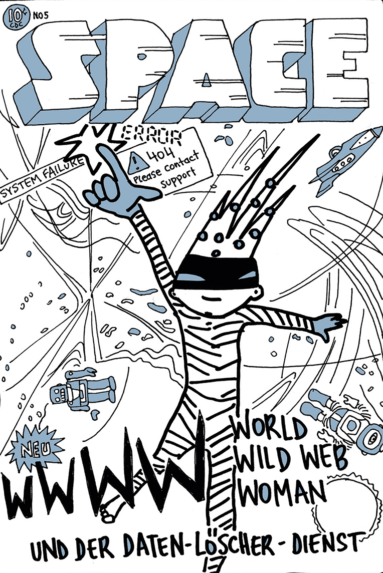 World Wild Web Woman, Zeichnung