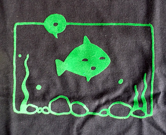 T-Shirt mit Fisch
